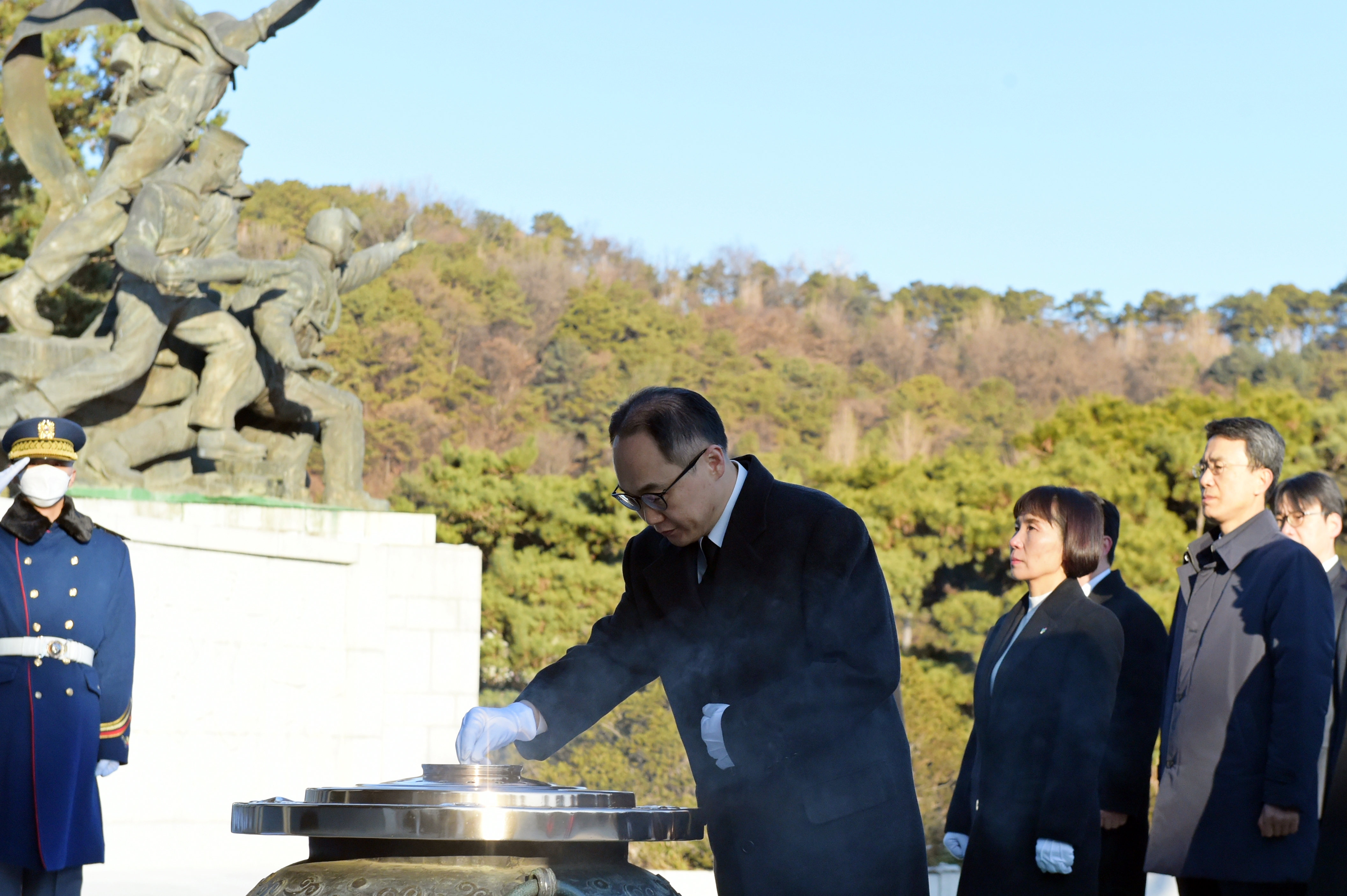 2023년도 검찰간부 신년 국립서울현충원 참배 2번째