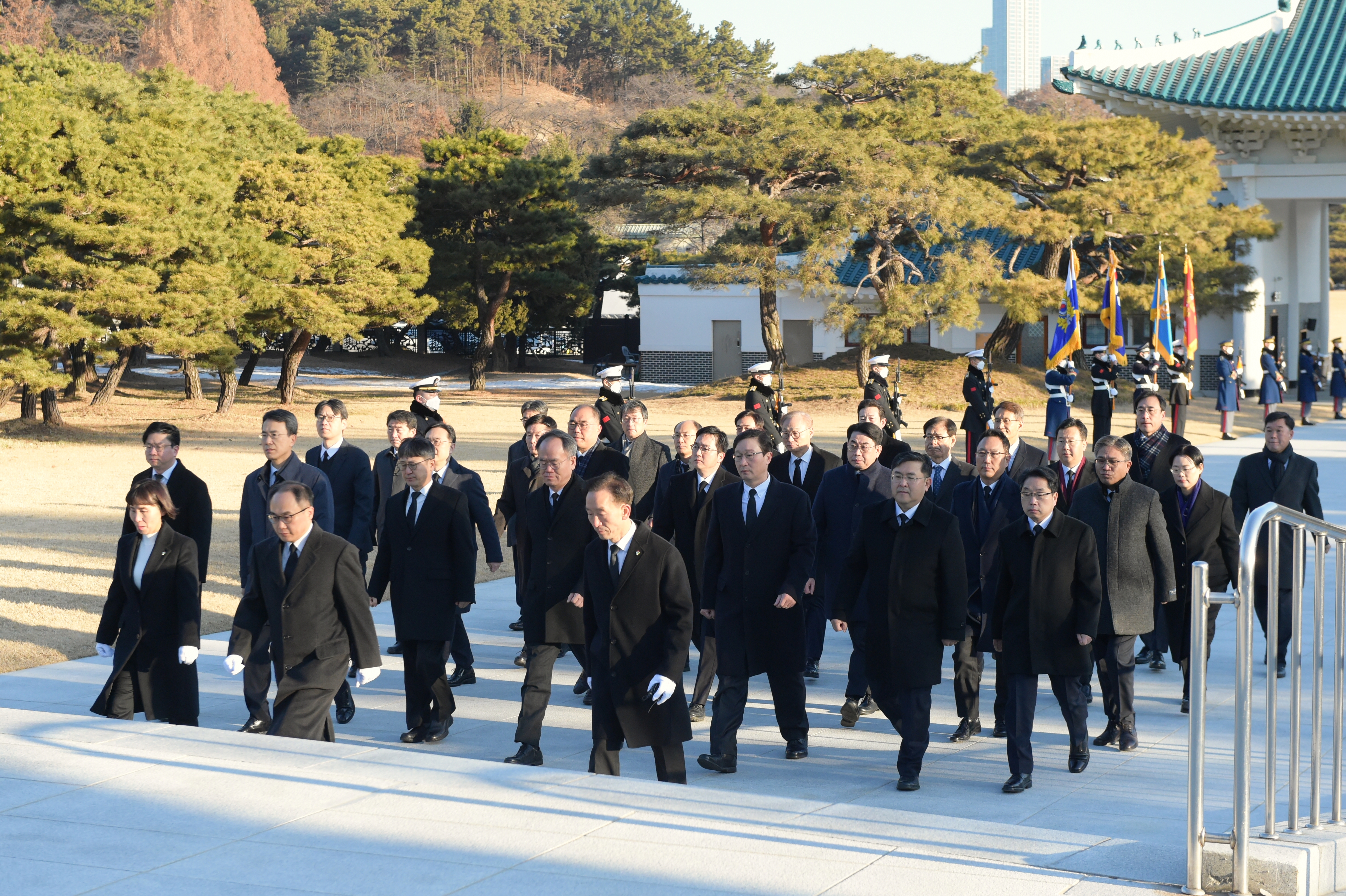 2023년도 검찰간부 신년 국립서울현충원 참배 1번째